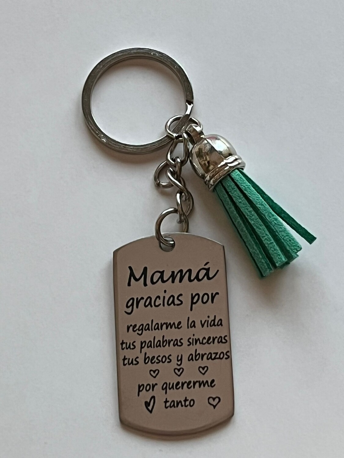 Llavero "Mamá, gracias por regalarme la vida"