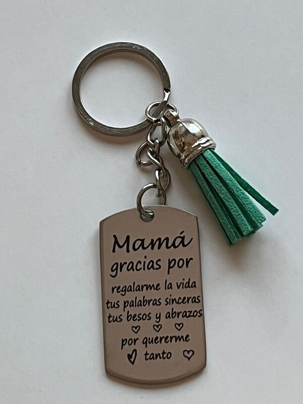 Llavero "Mamá, gracias por regalarme la vida"