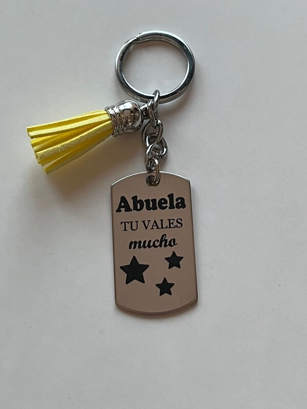 Llavero "Abuela, tú vales mucho"