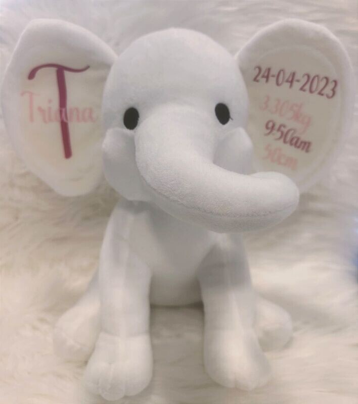 Elefante personalizado bebé