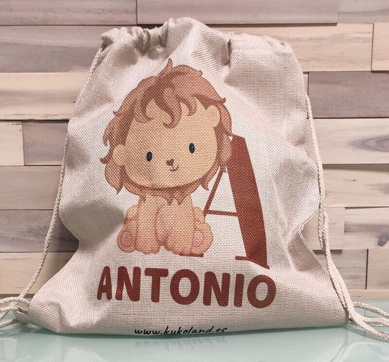 Mochila personalizada Vuelta al Cole León