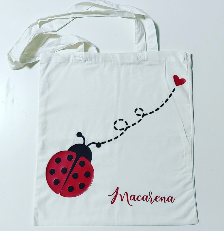 Totebag personalizada Mariquita