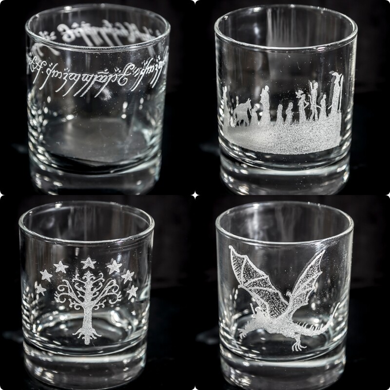 Vasos El Señor de los Anillos