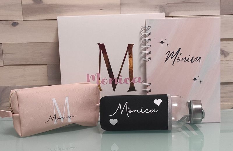 Pack Neceser peronalizado rosa