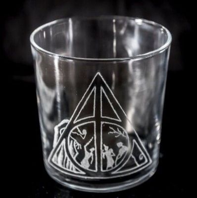 Pack 2 Vasos Harry Potter Reliquias+Snitch Dorada