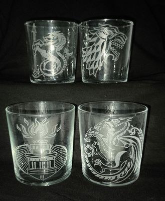 Vasos La Casa del Dragón