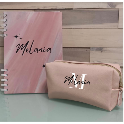 Pack regalo personalizado Libreta+Neceser