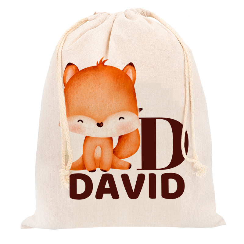 Bolsa Merienda o Bolsa desayuno Zorro