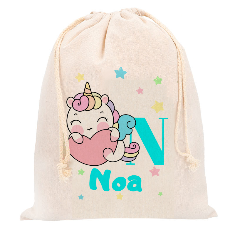 Bolsa Merienda o Bolsa desayuno Unicornio