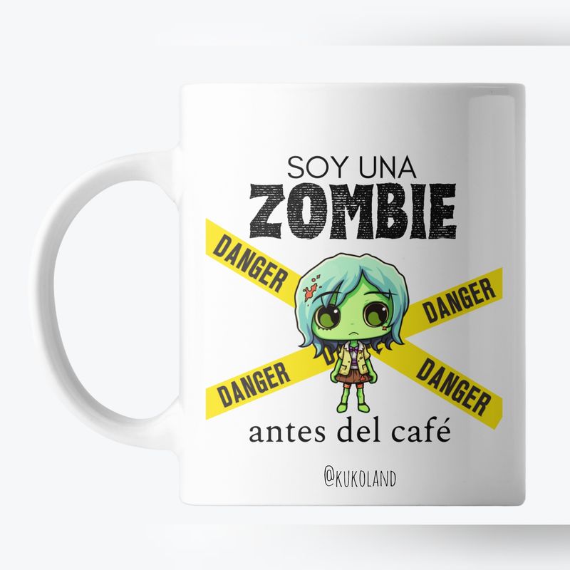 Taza personalizada Zombie
