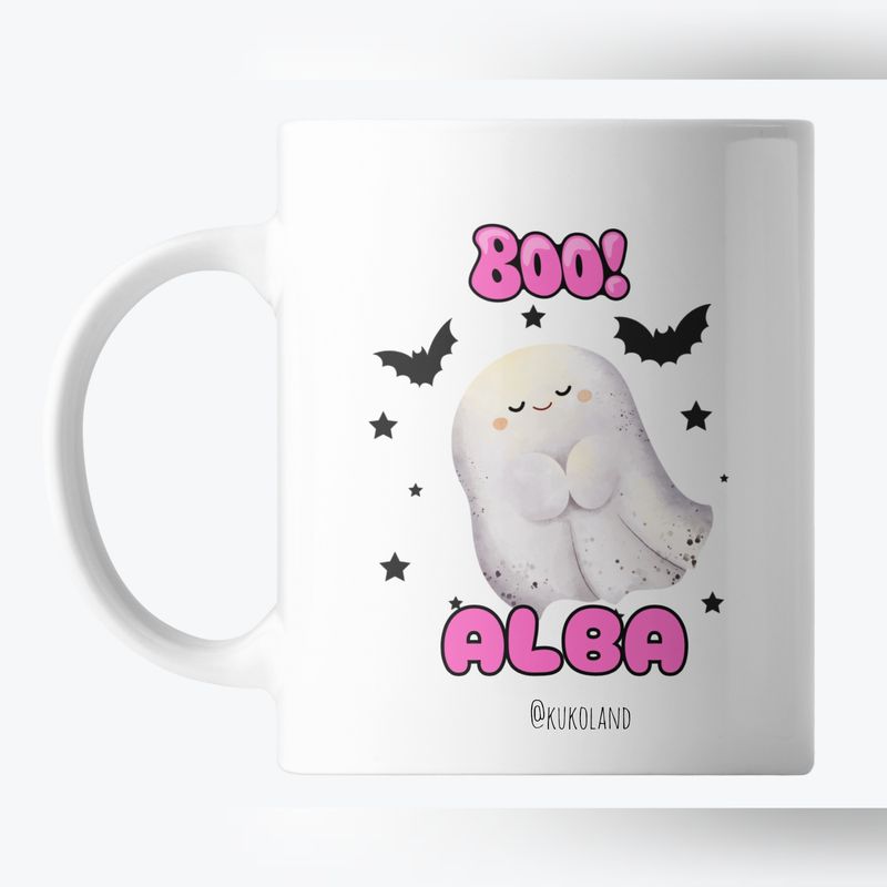 Taza personalizada Halloween Boo