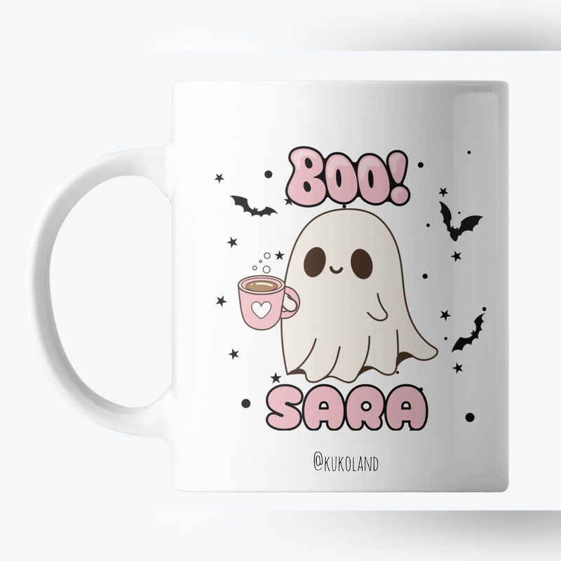 Taza personalizada Halloween Boo 2