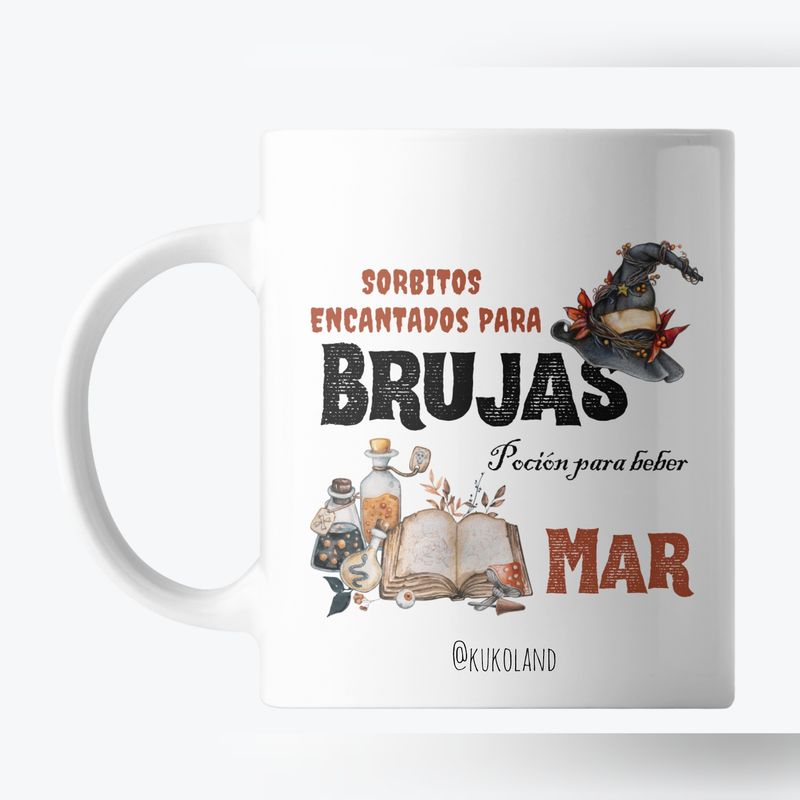 Taza personalizada Halloween brujas