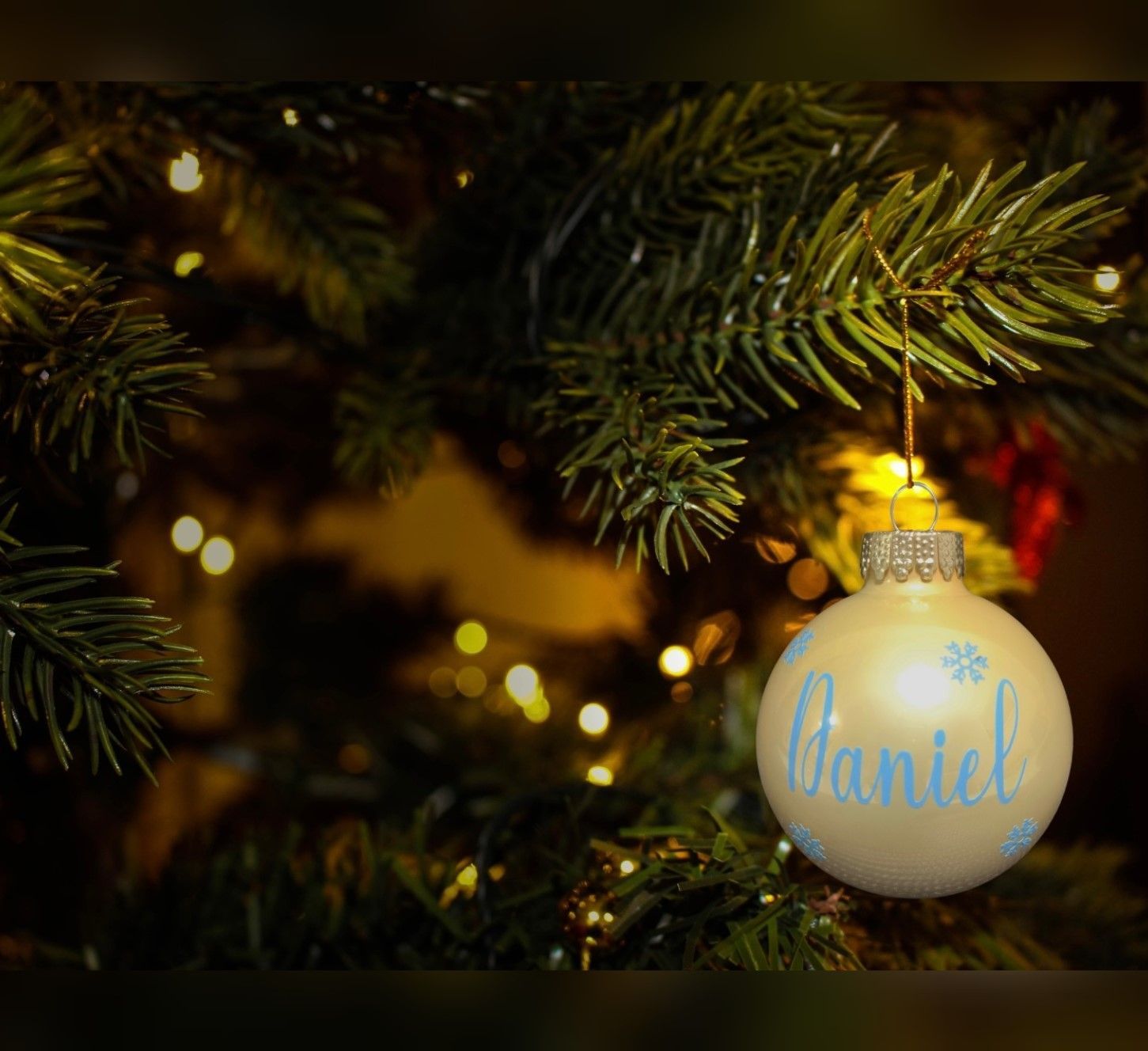 Bola de navidad personalizada champagne Bola de navidad personalizada champagne