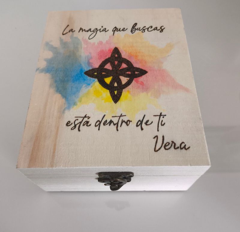 Joyero madera personalizado grande