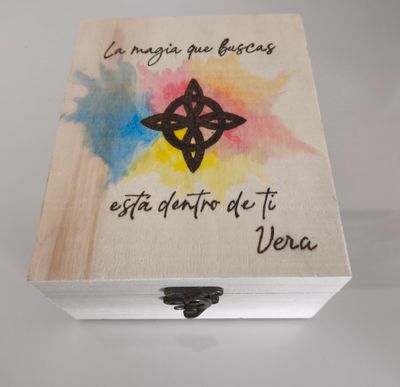 Joyero madera personalizado grande