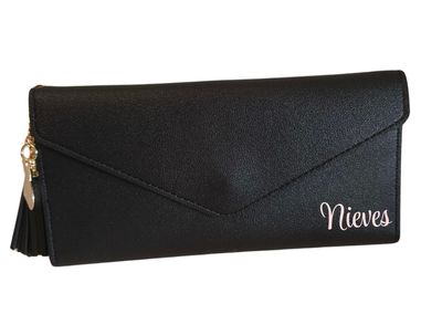 Monedero personalizado negro