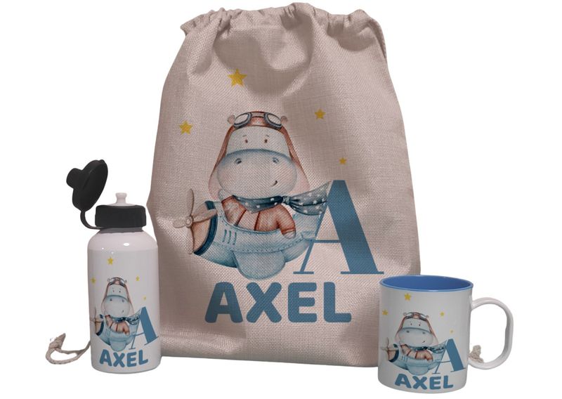 Pack  Mochila personalizado niño Completo  Hipo