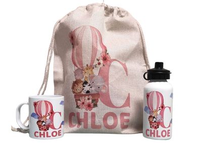 Pack Mochila personalizada para niña Completo  Globo