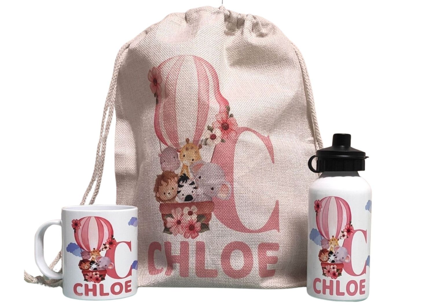 Pack Mochila personalizada para niña Completo  Globo