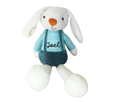 Peluche personalizado conejito Azul