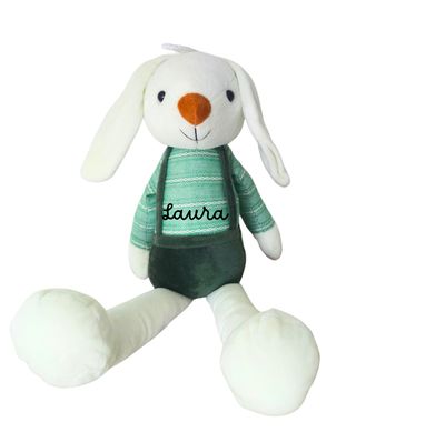 Peluche personalizado conejito Verde
