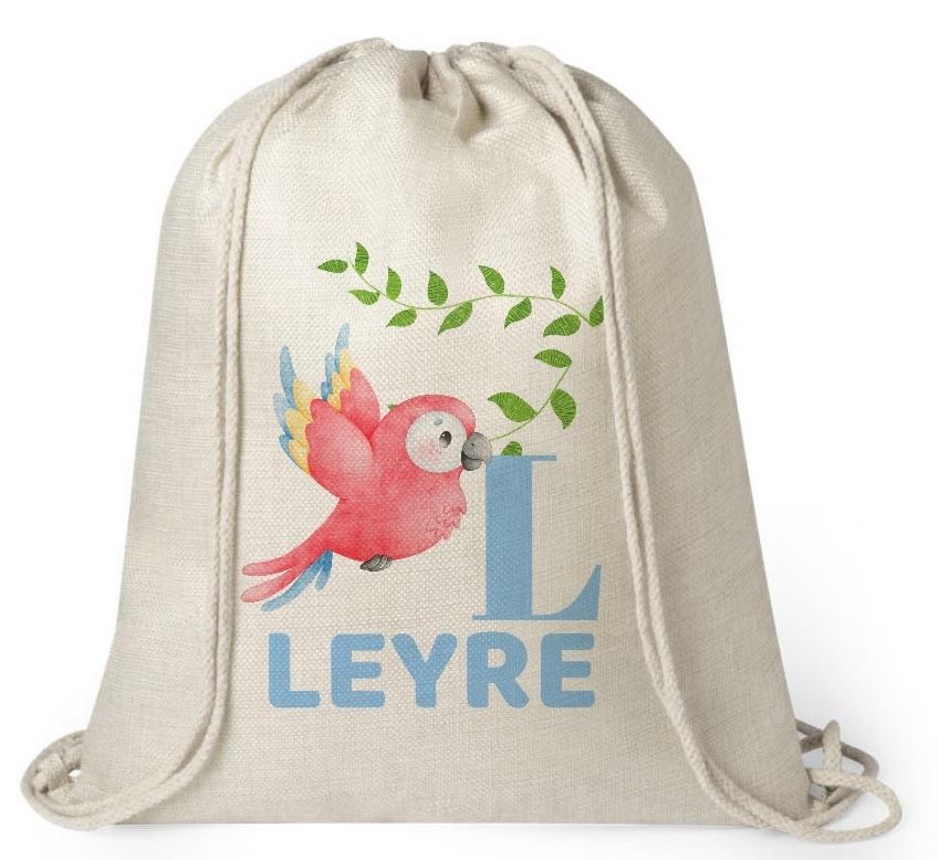 Mochila personalizada Vuelta al Cole Lorito