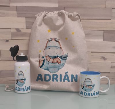 Pack Mochila personalizado niño Completo Hipo Pack Mochila personalizado niño Completo Hipo