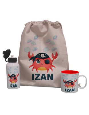Pack Mochila personalizado Cangrejo Pack Mochila personalizado Cangrejo