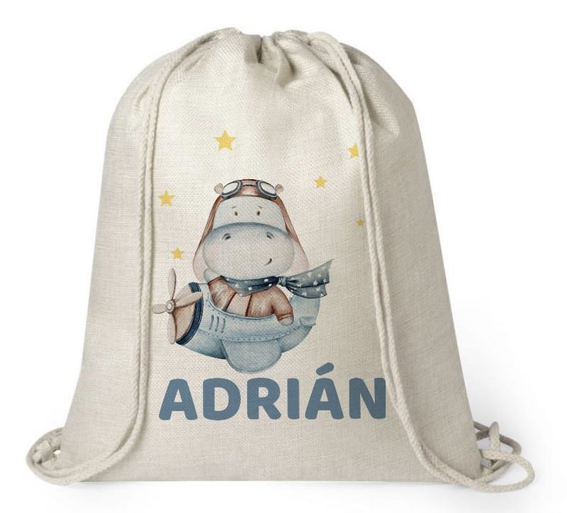 Mochila personalizada Vuelta al Cole Hipo
