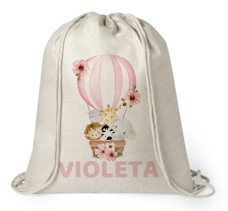Mochila personalizada Vuelta al Cole Globo