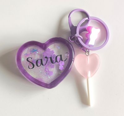 Llavero mágico personalizado Corazón 2 Llavero mágico personalizado Corazón 2