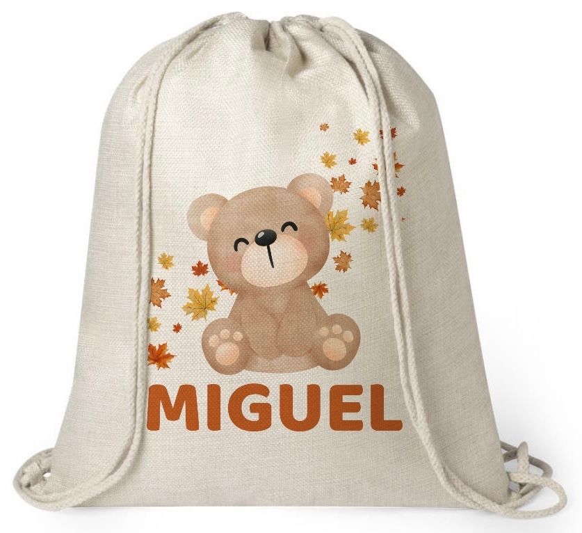 Mochila personalizada Vuelta al Cole Osito