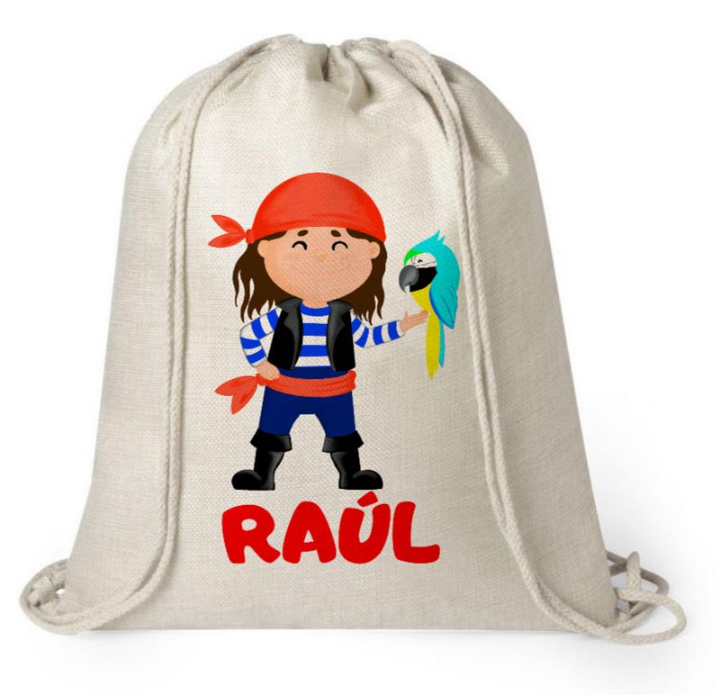 Mochila personalizada Vuelta al Cole Pirata
