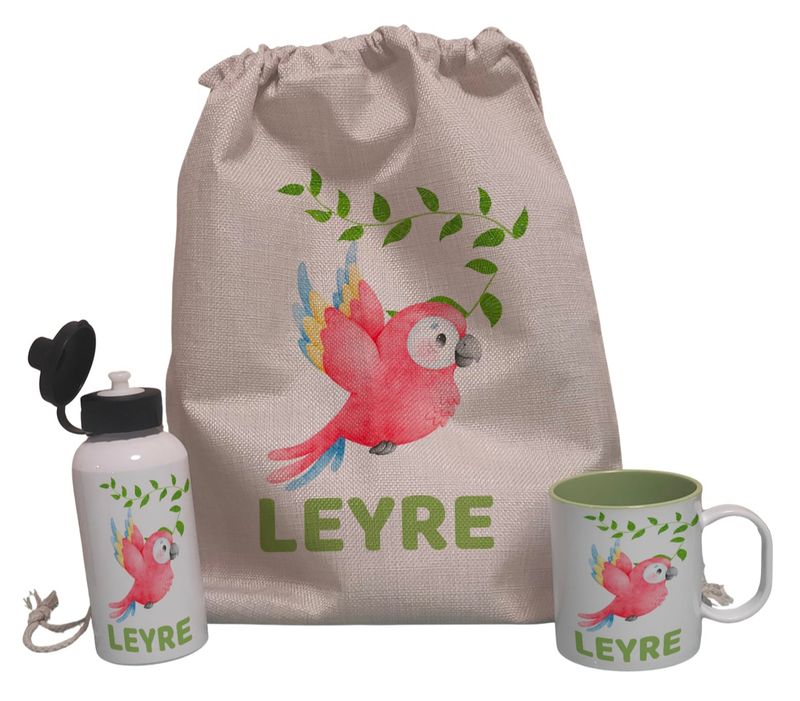Pack Vuelta al Cole personalizado Lorito Pack Vuelta al Cole personalizado Lorito