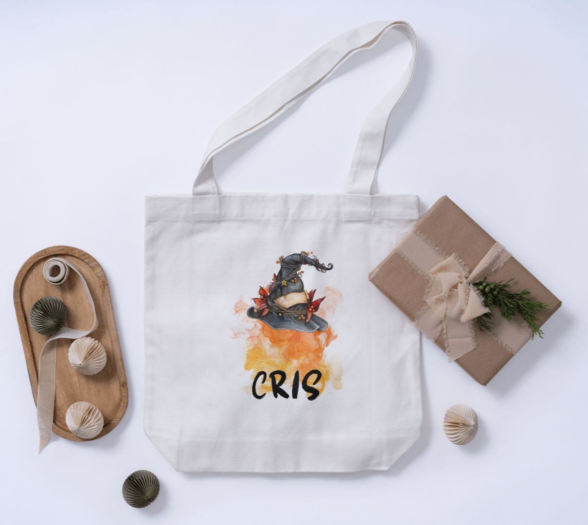Totebag Halloween Witch