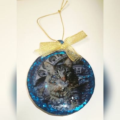 Bola de navidad con foto