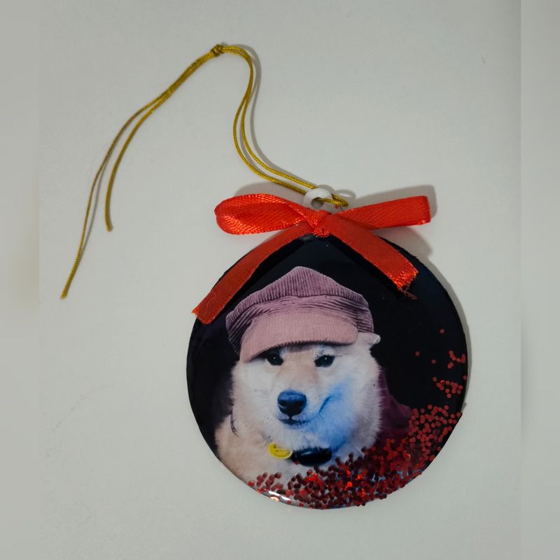 Bola de navidad con foto