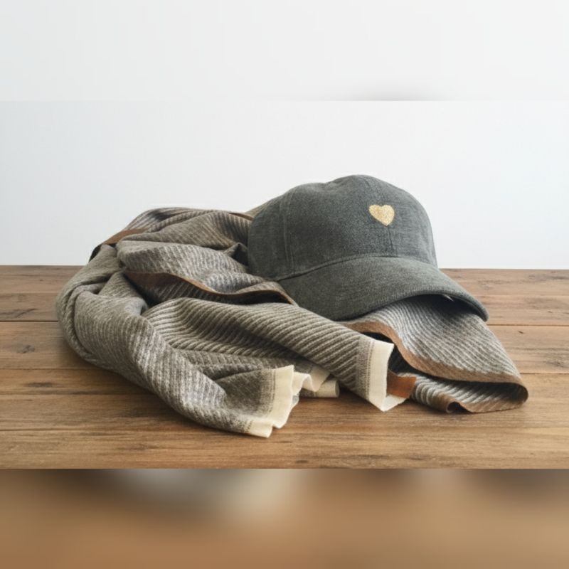 Pack Gorra+Pashmina Verde