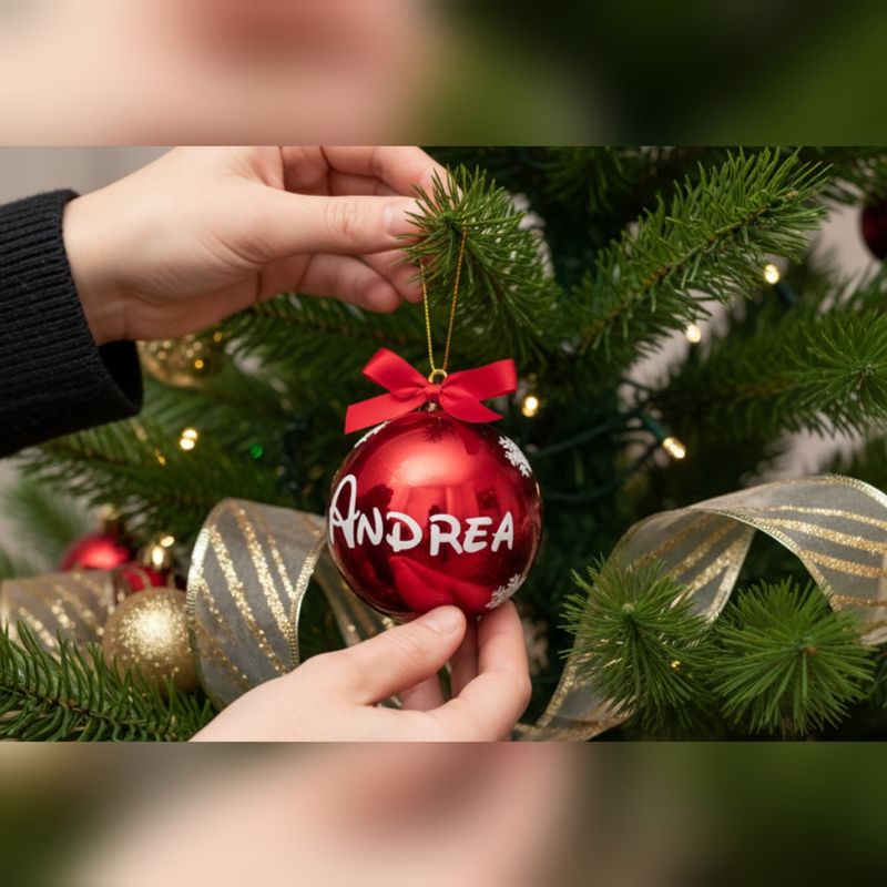 Bola de navidad personalizada
