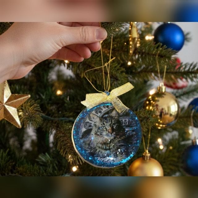 Bola de navidad con foto Bola de navidad con foto