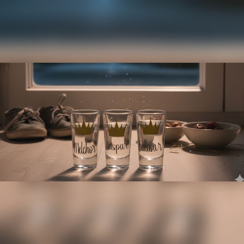 Vasos para los Reyes Magos