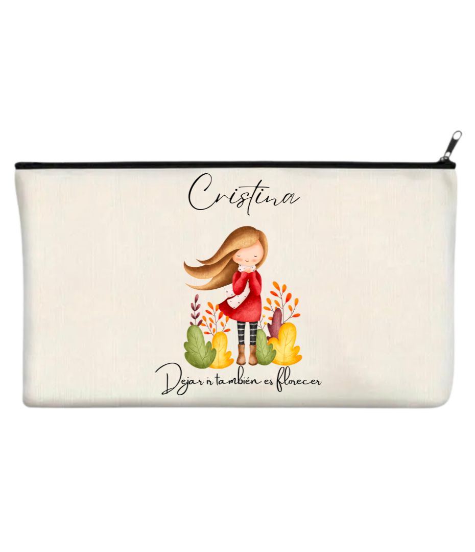 Neceser personalizado Dejar ir también es florecer