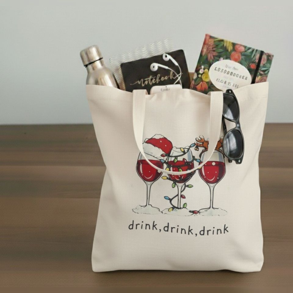 Totebag Navideña Drink