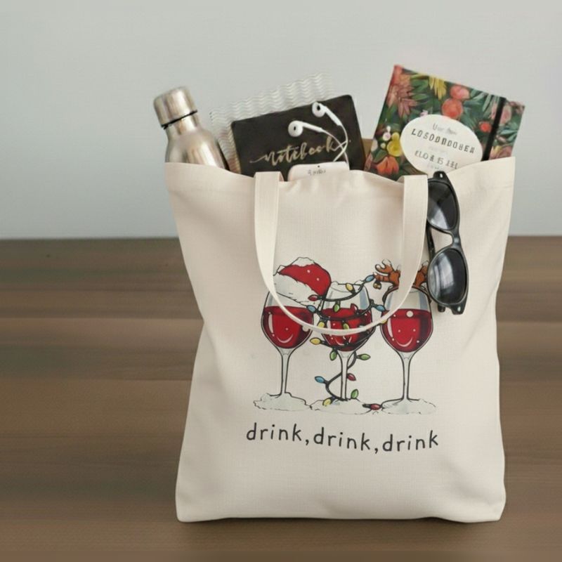 Totebag Navideña Drink