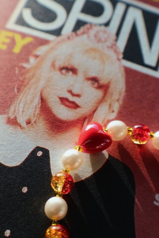Queen of Hearts - Red & Yellow Bracelet ♡