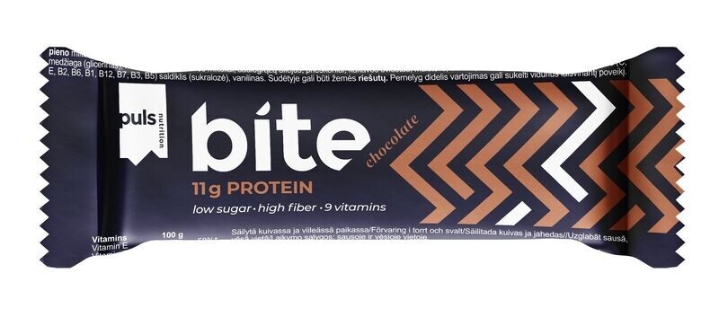 Puls Nutrition Bite Chocolate Proteinriegel Puls Nutrition Bite Chocolate Proteinriegel