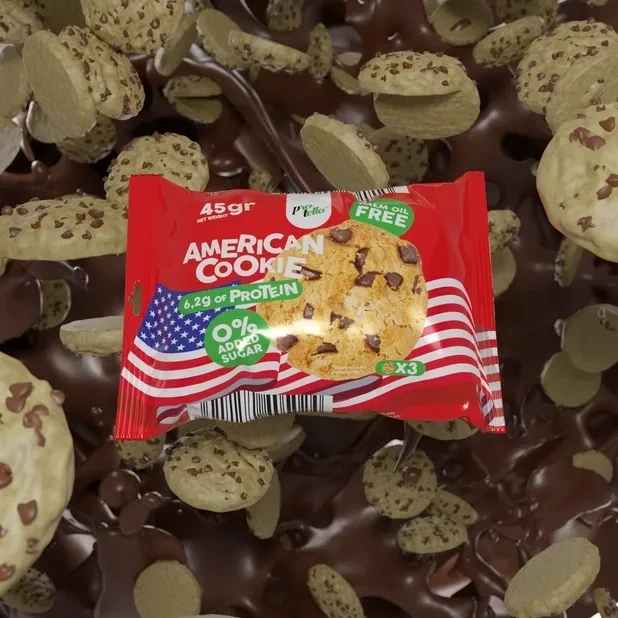 Protella Amerikanische Schokoladenkekse 45g Protella Amerikanische Schokoladenkekse 45g