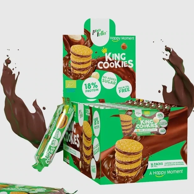 Protella x16 BIO Chocolate King Kekse + Display Protella x16 BIO Chocolate King Kekse + Display