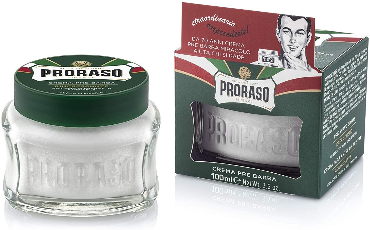 PRORASO- Crema Pre Barba, formato: 100